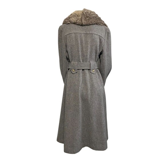 Sears JR Bazaar Women's Wool Coat Fur Collar Union Made Vintage 1970's USA EUC! - Picture 11 of 16